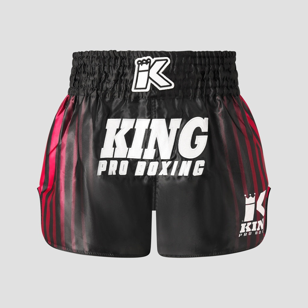KING PRO KICKBOKS BROEKJE BLOODLINE 1 - ZWART/ROOD