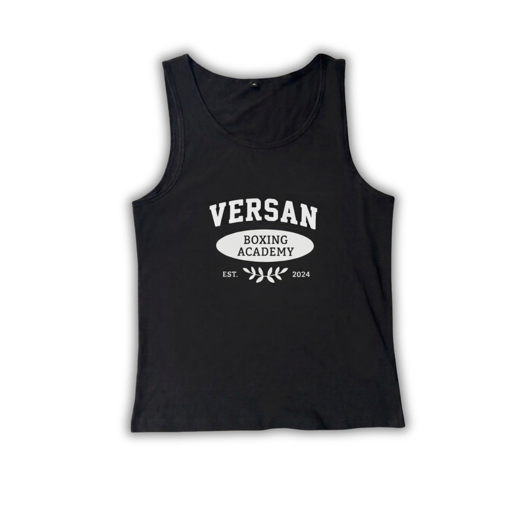 VERSAN MUSCLE TEE - ZWART