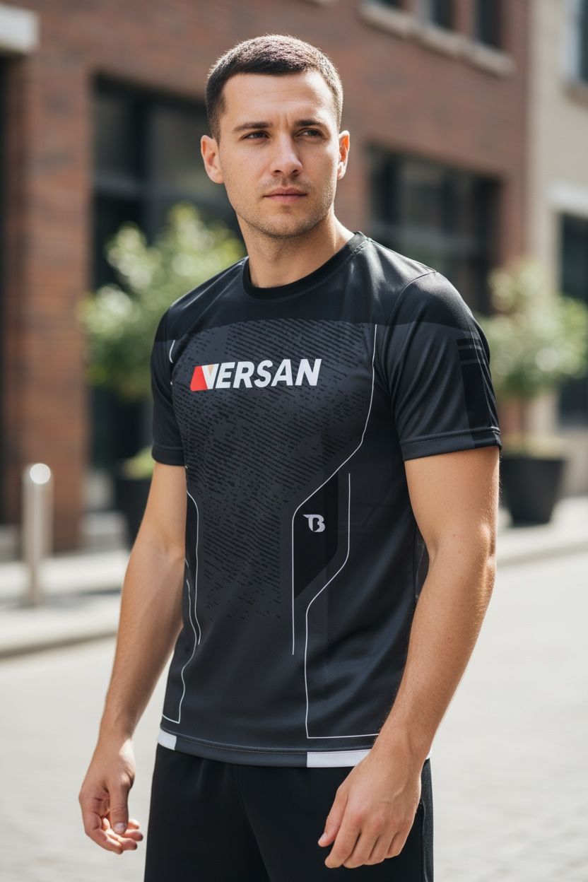 BOOSTER x VERSAN T-SHIRT - DELTA BLACK / GREY
