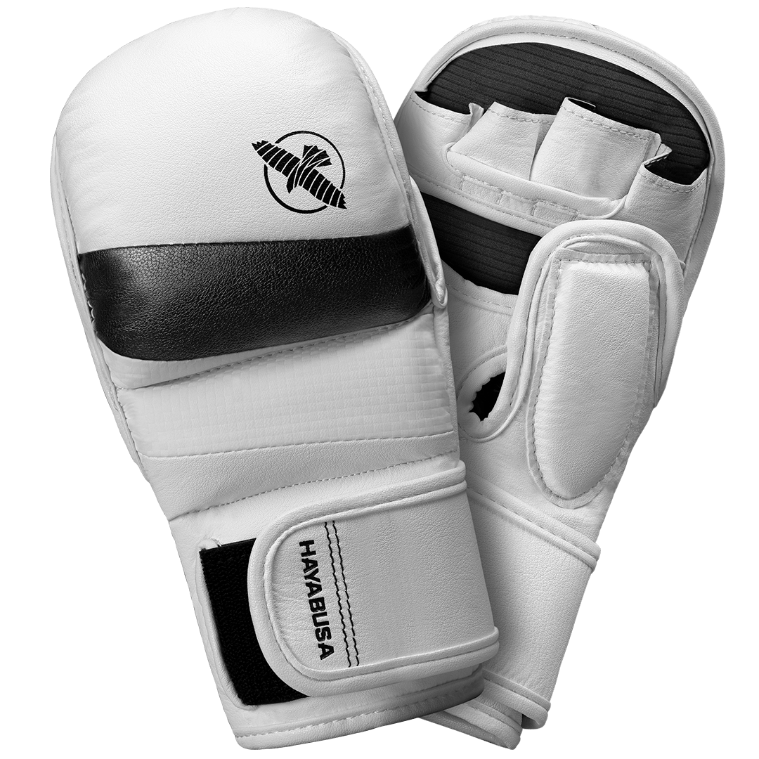 HAYABUSA T3 HYBRID MMA HANDSCHOENEN-WIT