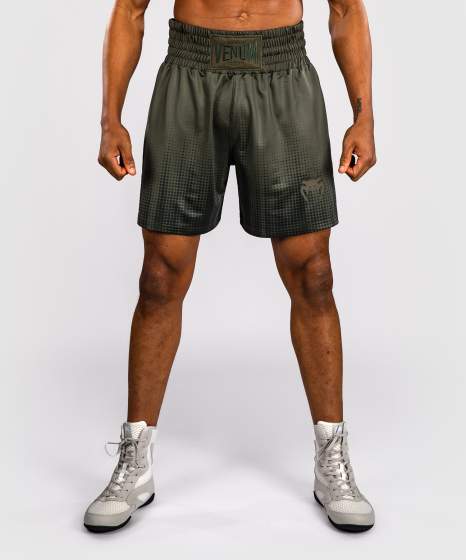 VENUM STEALTH BOXING SHORTS KAKI/DONKER GROEN