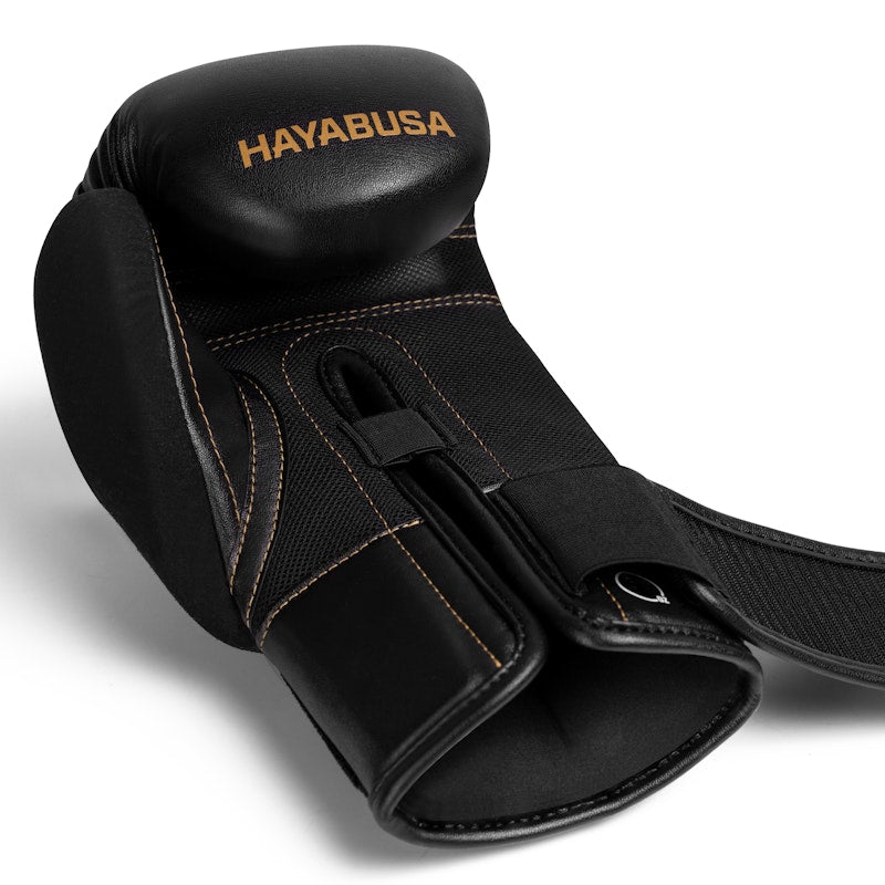 Gants de boxe Hayabusa E1 (Kick) Noir/Or 