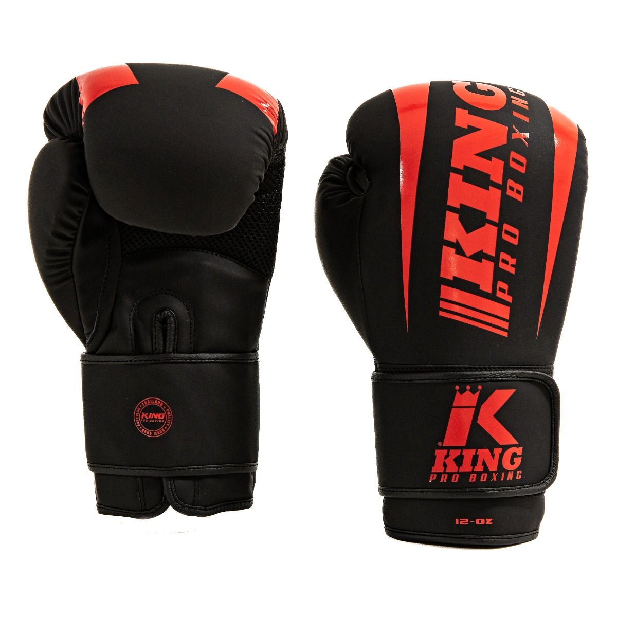 KING PRO (KICK)BOXING GLOVES REVO BLACK/RED