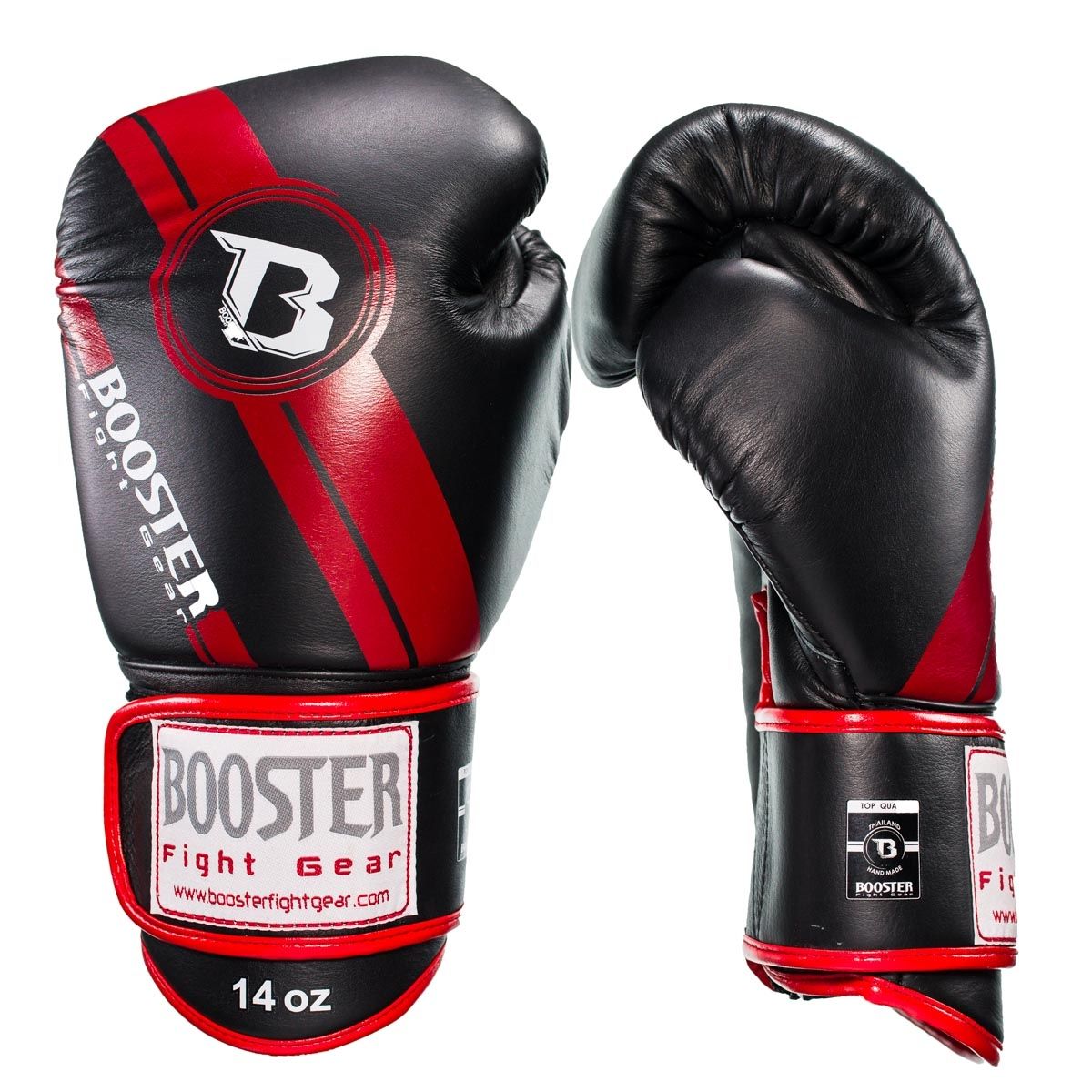 BOOSTER (KICK)BOXING GLOVES V3 BLACK/RED