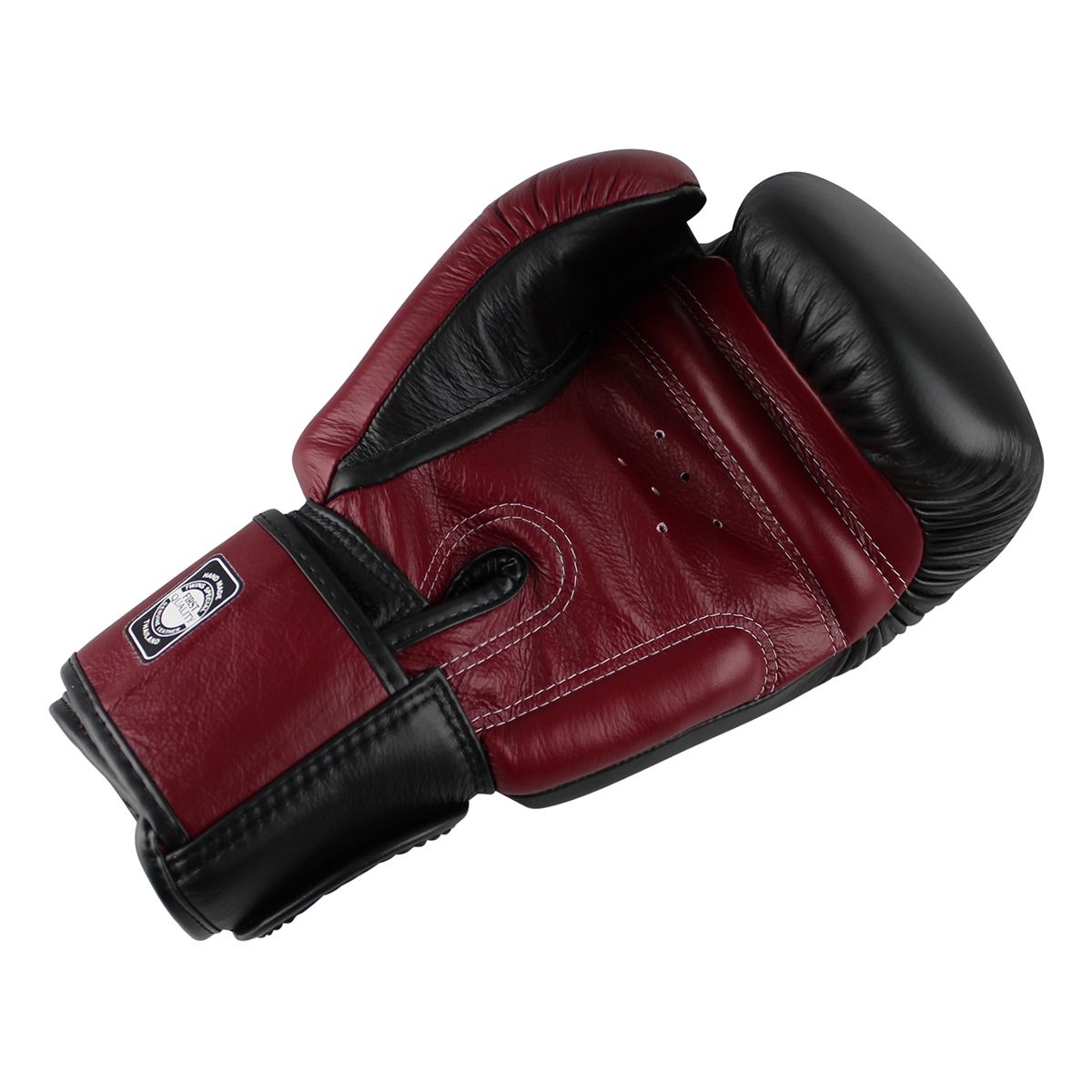 TWINS (KICK)BOXING GLOVES BGVL 3 - BLACK/BORDEAUX RED