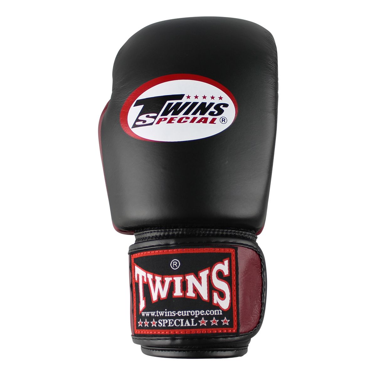 TWINS (KICK)BOXING GLOVES BGVL 3 - BLACK/BORDEAUX RED