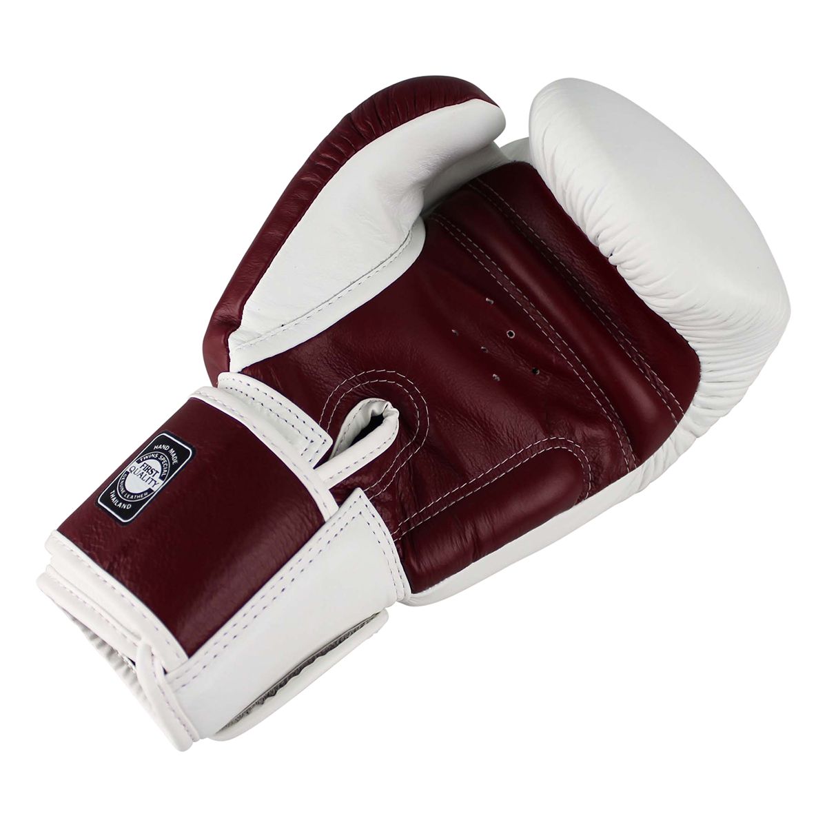 TWINS (KICK)BOXING GLOVES BGVL 3 - WHITE/BORDEAUX RED