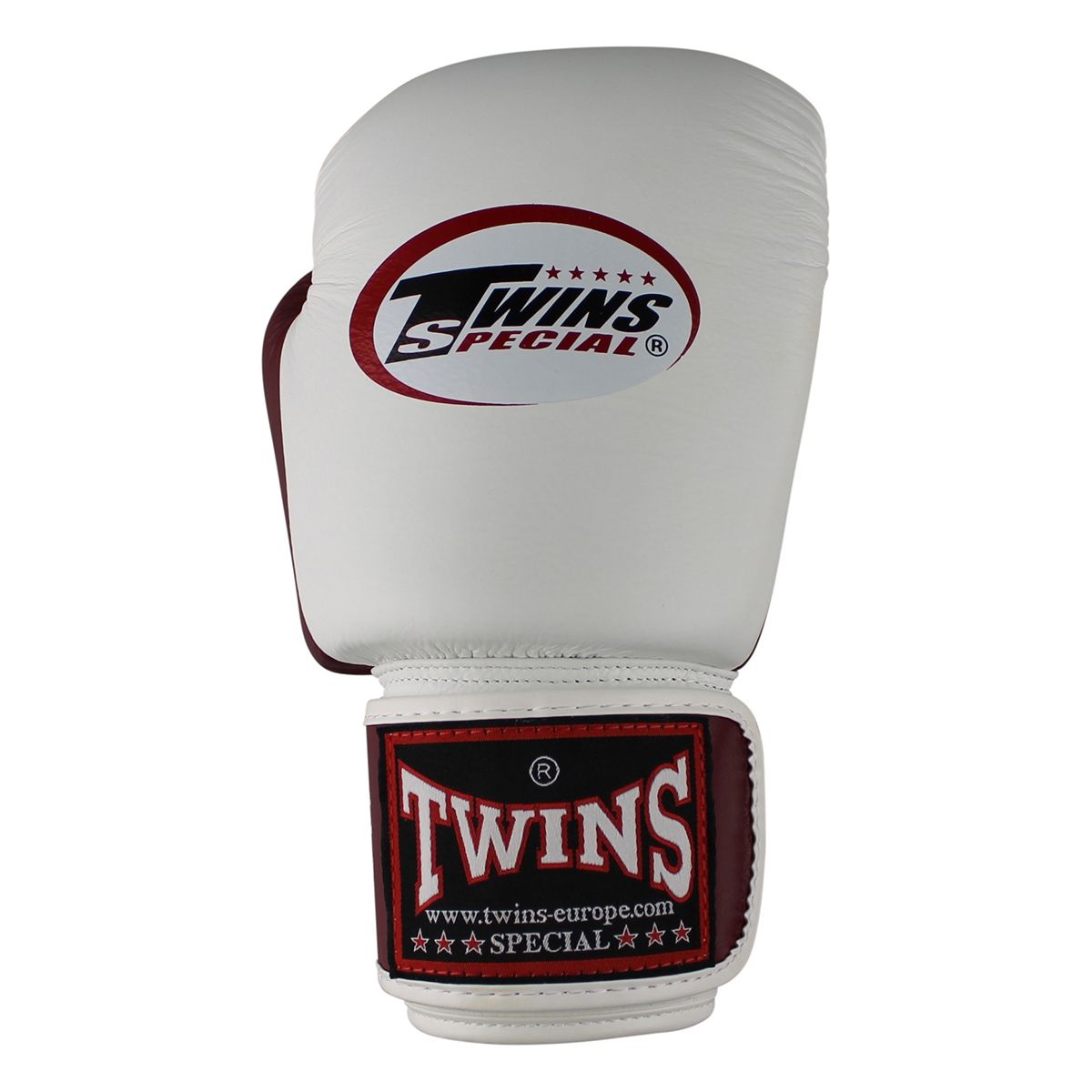 TWINS (KICK)BOXING GLOVES BGVL 3 - WHITE/BORDEAUX RED