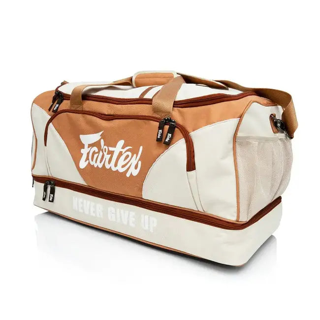 SAC DE SPORT FAIRTEX MEGA BEIGE/MARRON 