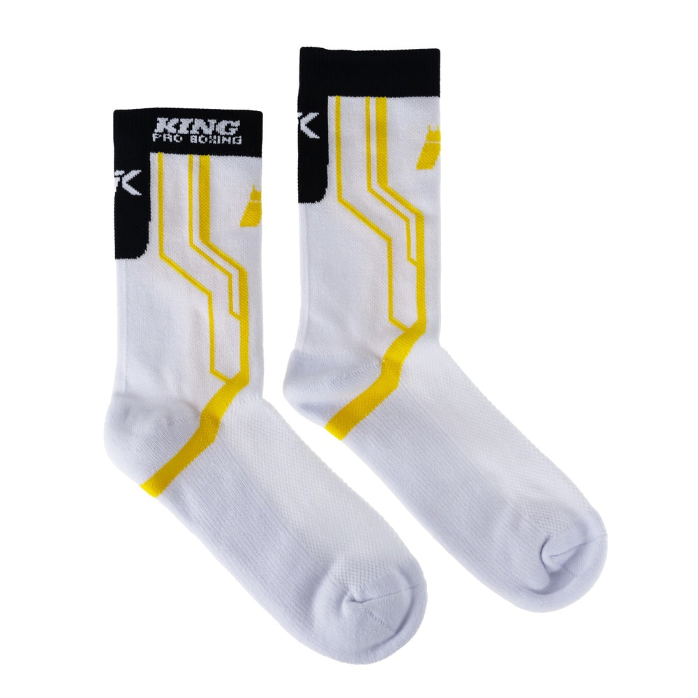 KPB APEX PRO SOKKEN WIT/GEEL