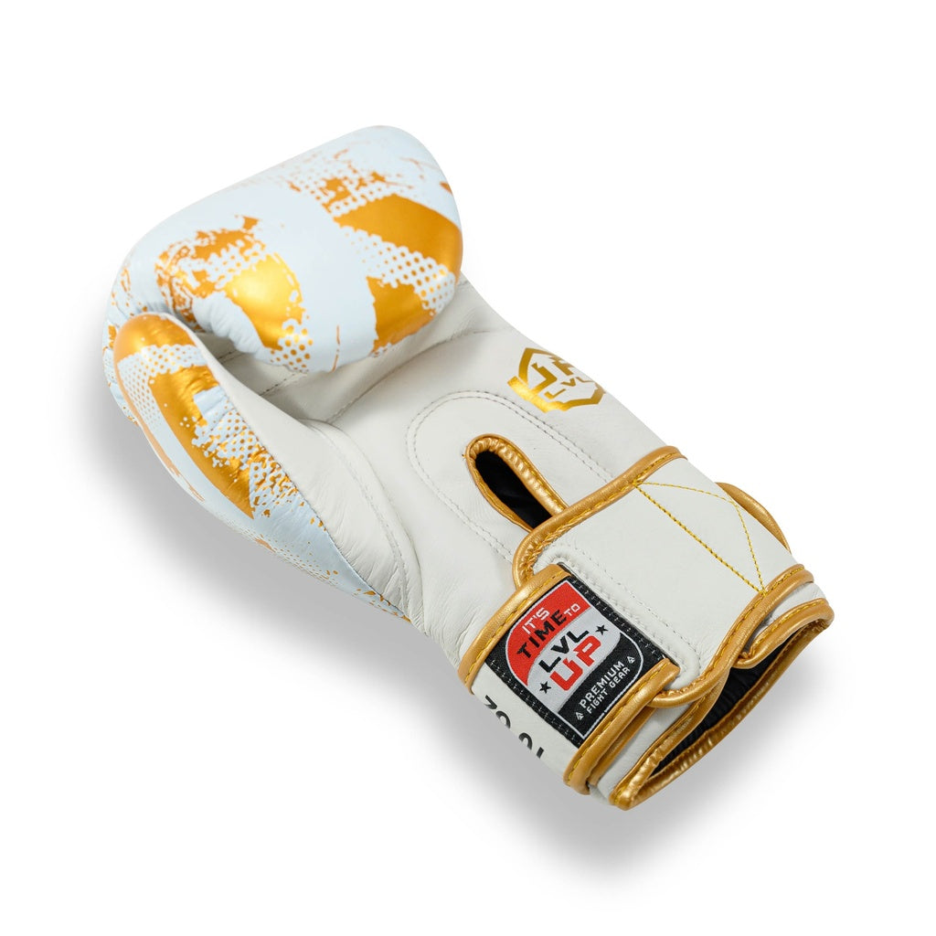 LVL UP (KICK)BOXING GLOVES STADIUM 2 WHITE/GOLD
