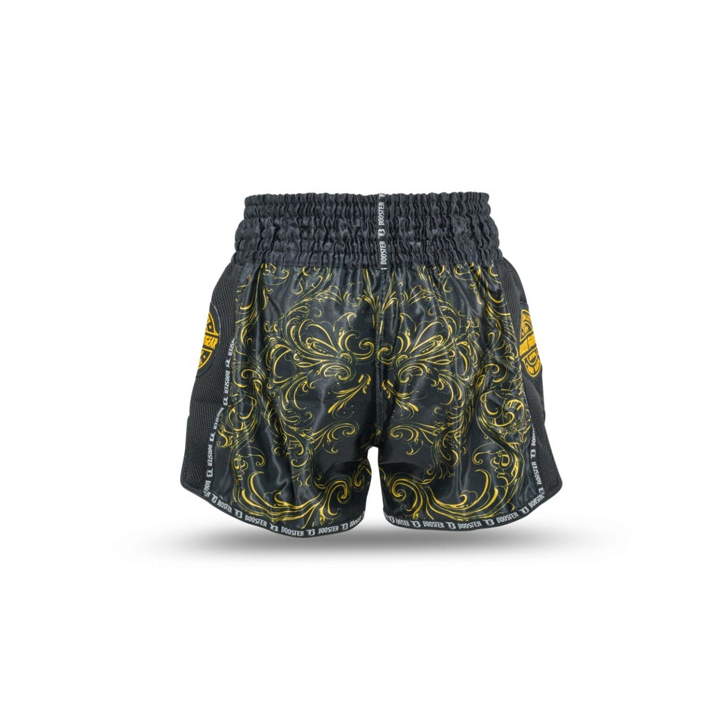 Short de kickboxing Booster TBT Medusa noir