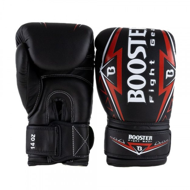 Booster (kick)boxing glove BG was black/red