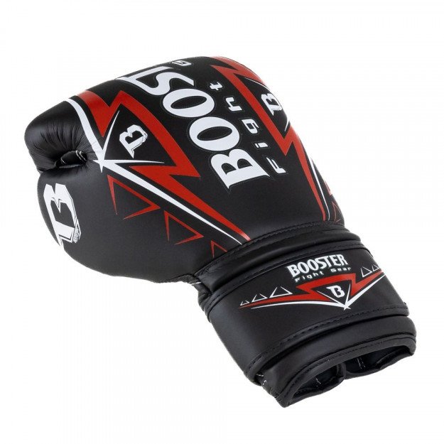 Booster (kick)boxing glove BG was black/red