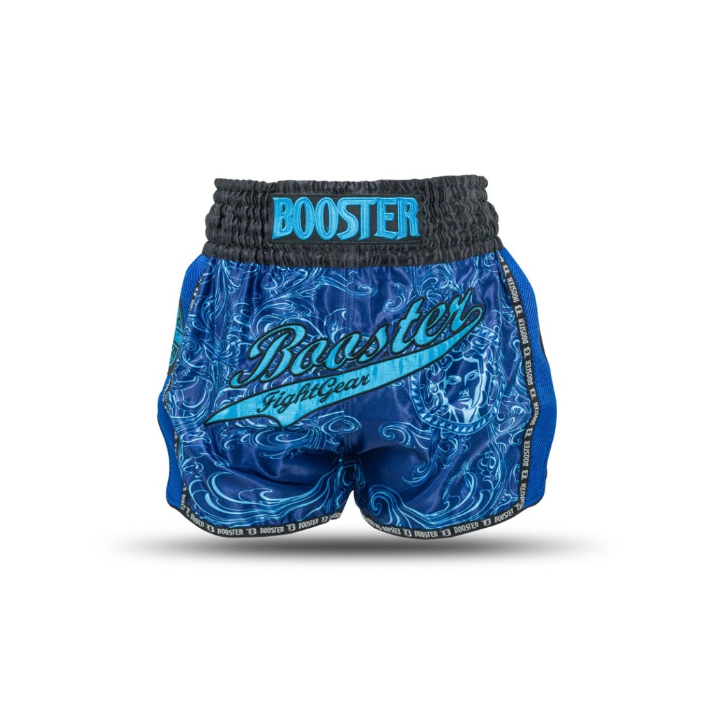 BOOSTER KICKBOXING SHORTS TBT MEDUSA BLUE