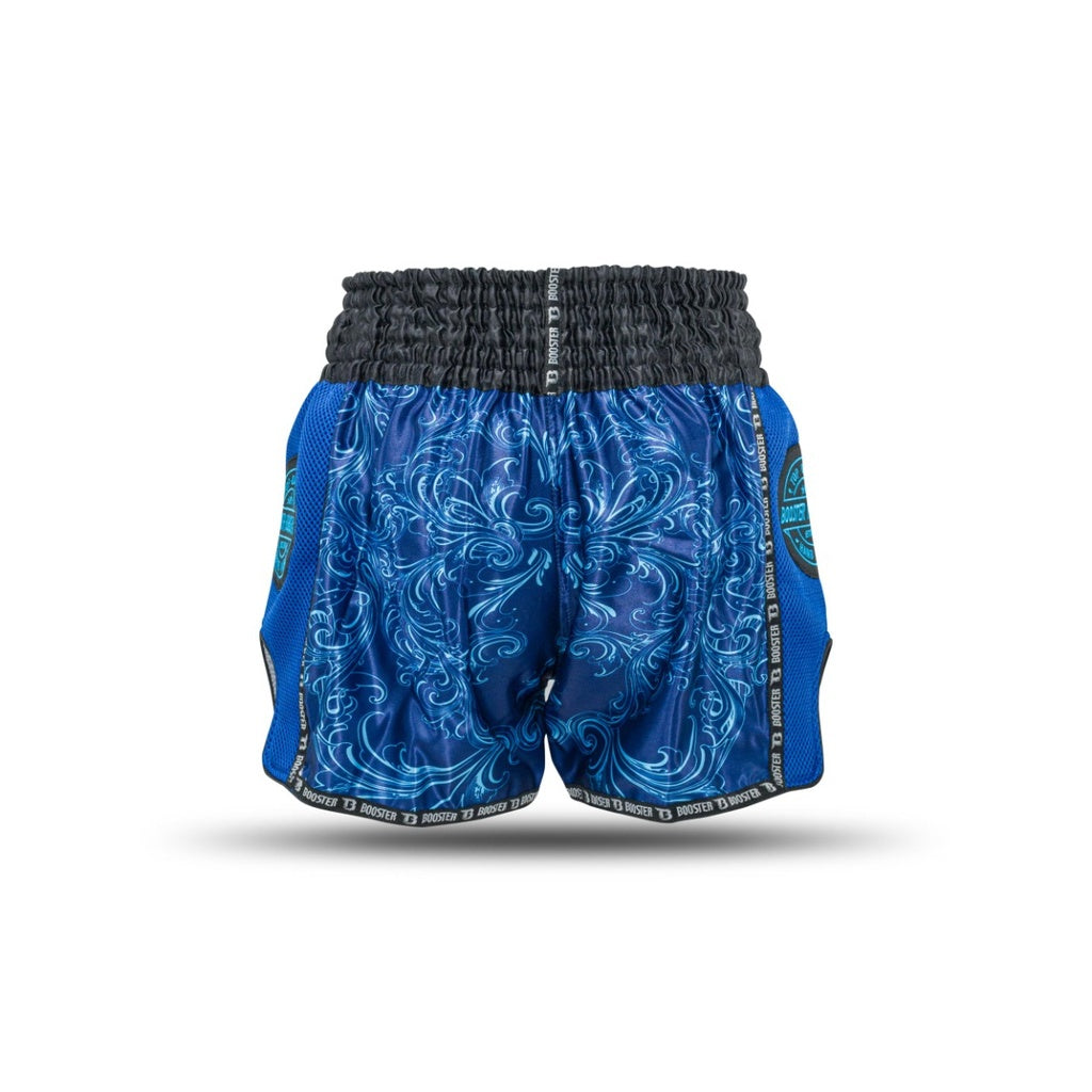 Short de kickboxing Booster TBT Medusa Blue