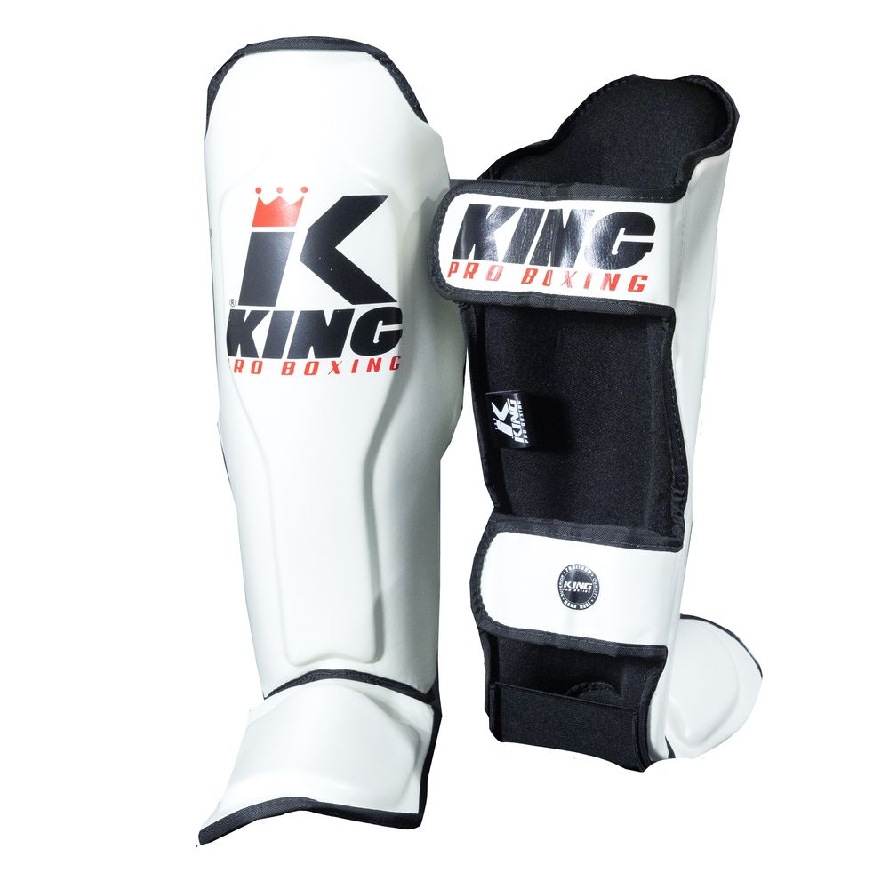 Protège-tibias KING PRO KPB/SG-3 blancs