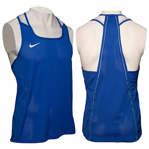 NIKE BOXING SINGLET BLUE