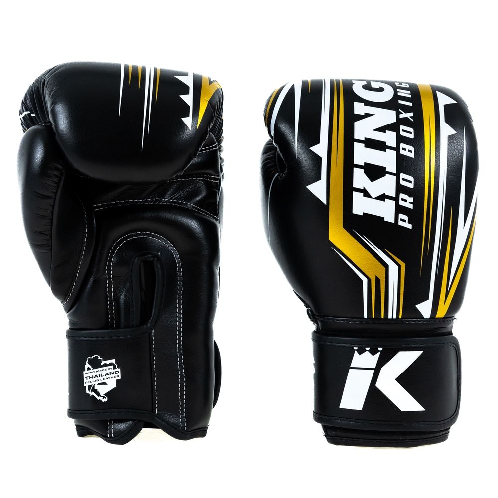 Gants de kickboxing KING PRO SPARTAN 5 Noir/Or
