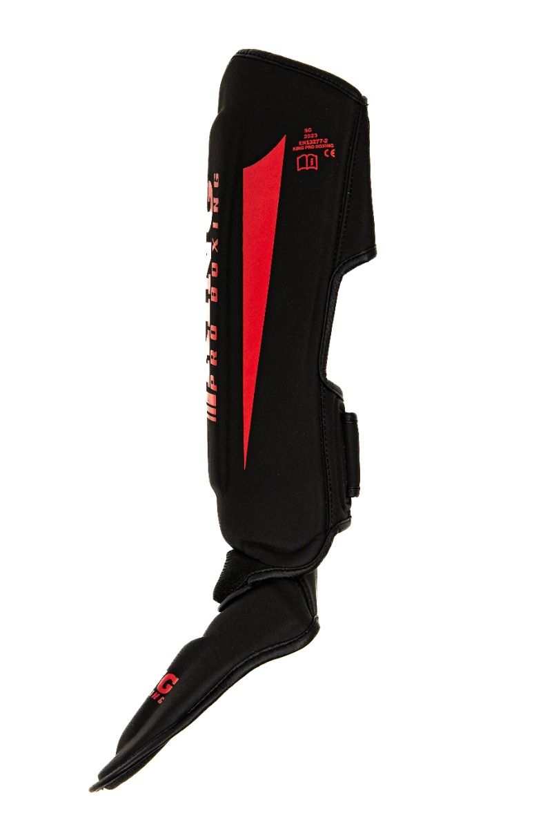 KING KICKBOKS SCHEENBESCHERMERS REVO - ZWART/ROOD