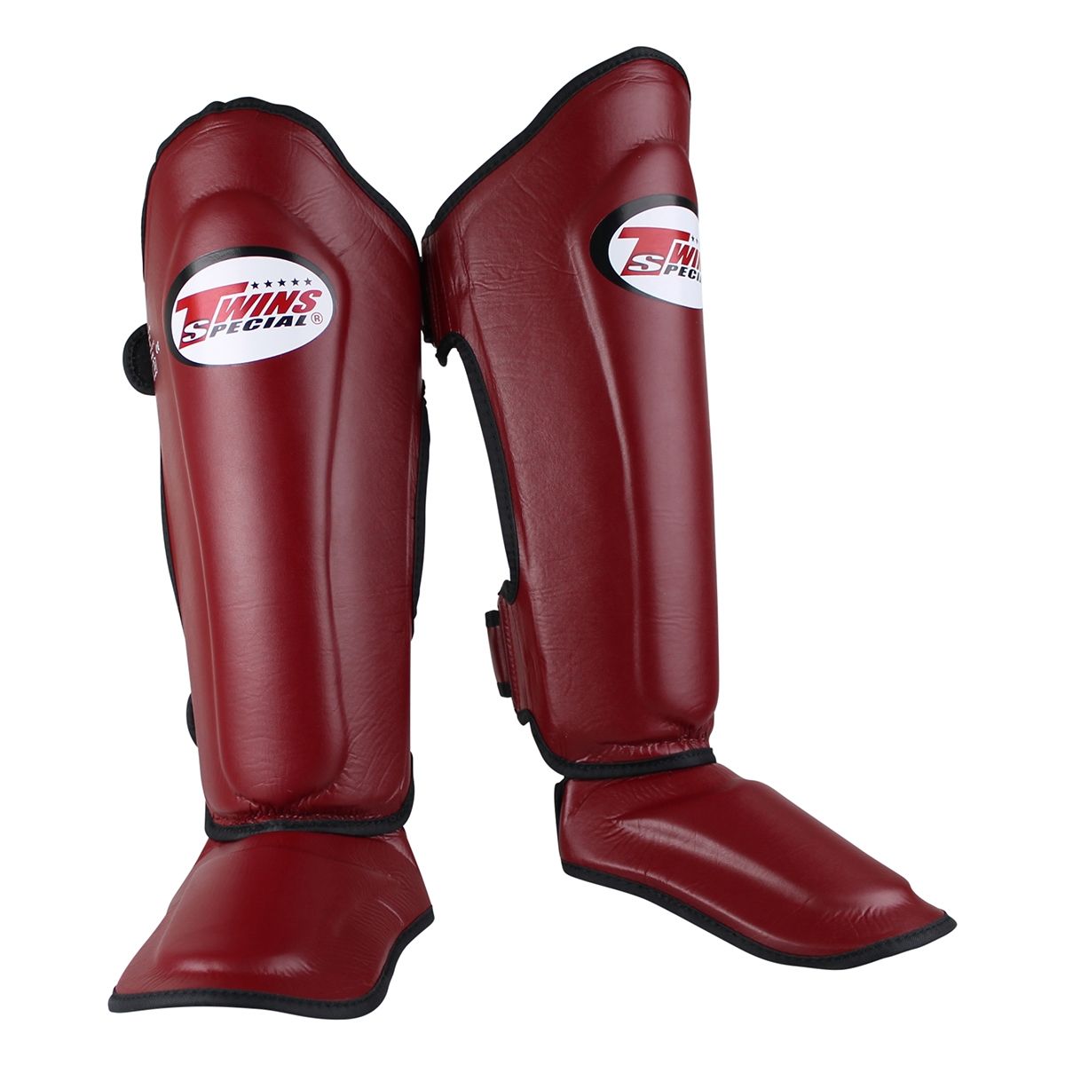 TWINS KICKBOXING SHIN GUARDS SGL 7 - RED BORDEAUX