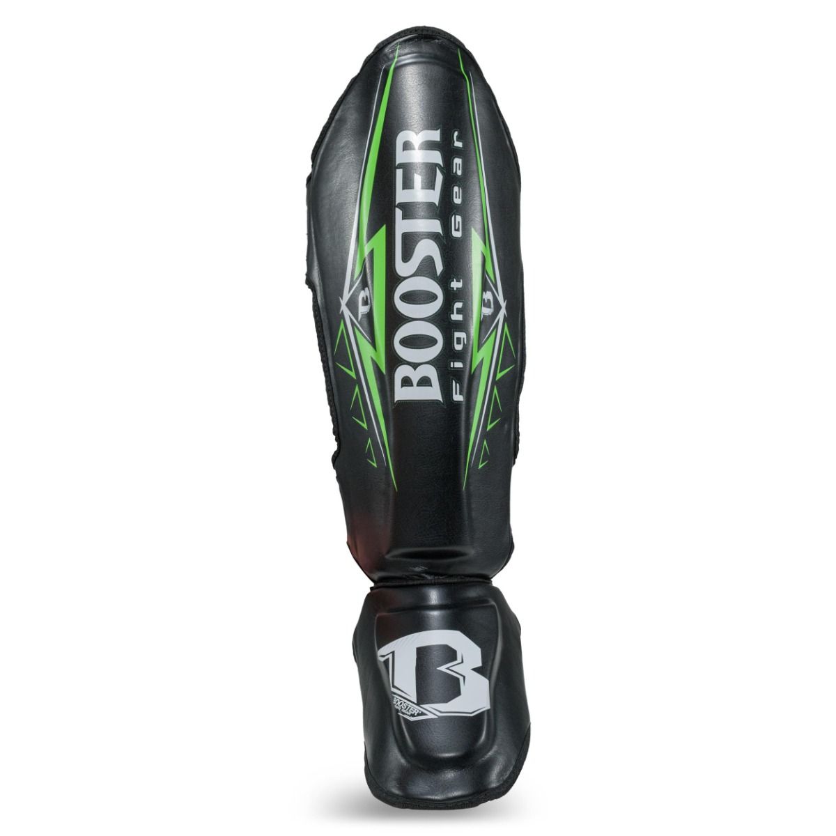 BOOSTER KICKBOXING SHIN GUARDS SG WAR BLACK/GREEN