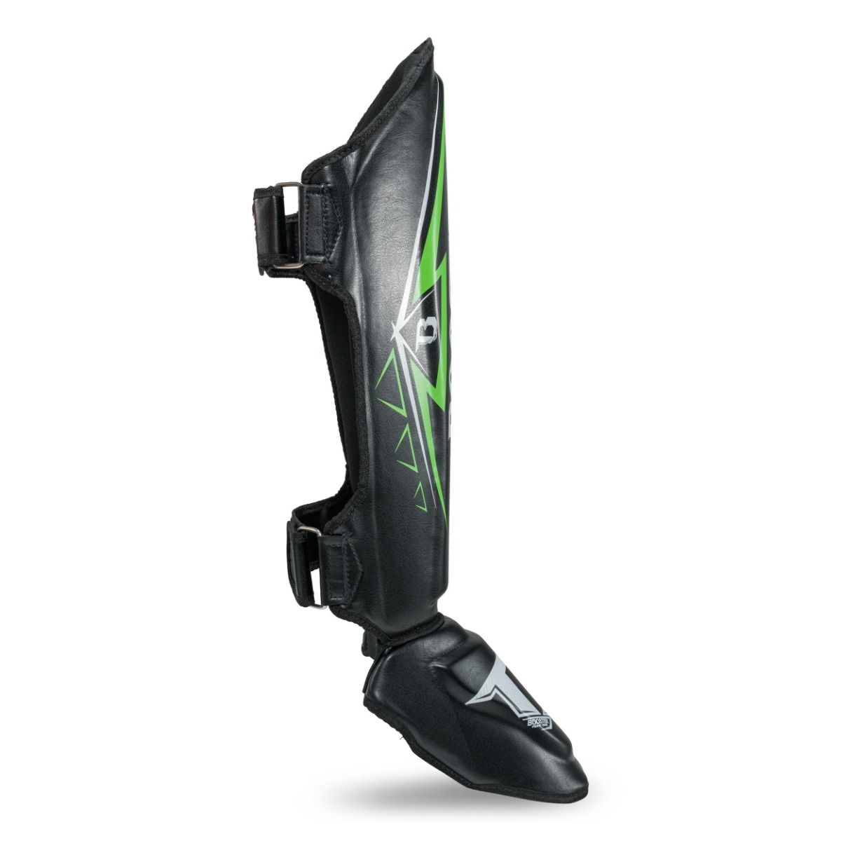 BOOSTER KICKBOXING SHIN GUARDS SG WAR BLACK/GREEN
