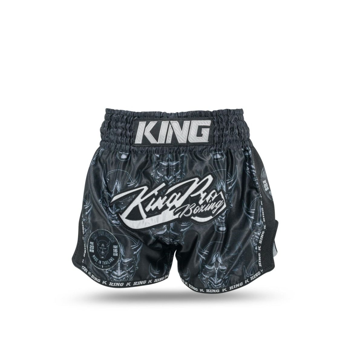 KING PRO KICKBOXING SHORTS DEVIL 1 - BLACK
