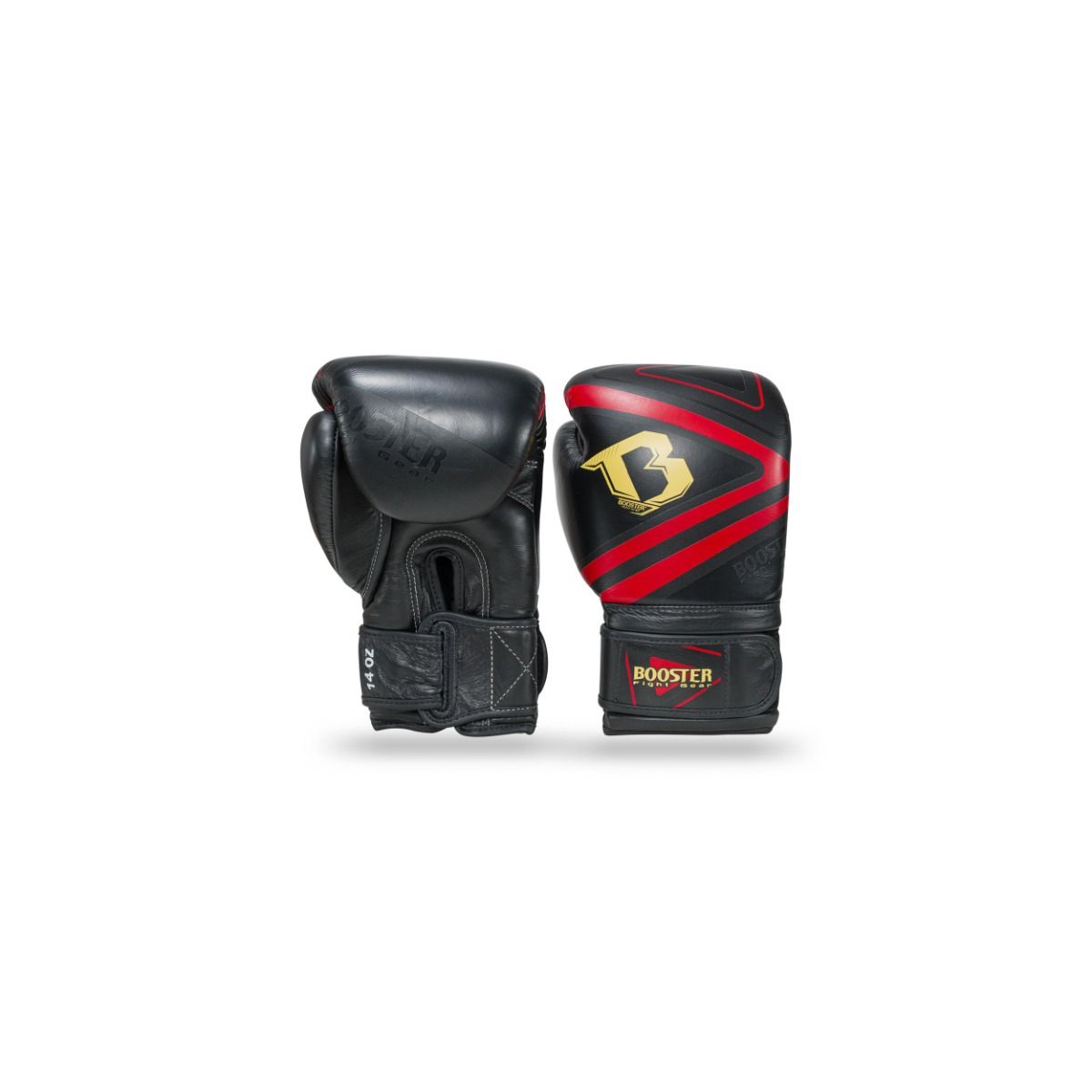 Gants de boxe Booster (Kick) V10 Noir/Rouge