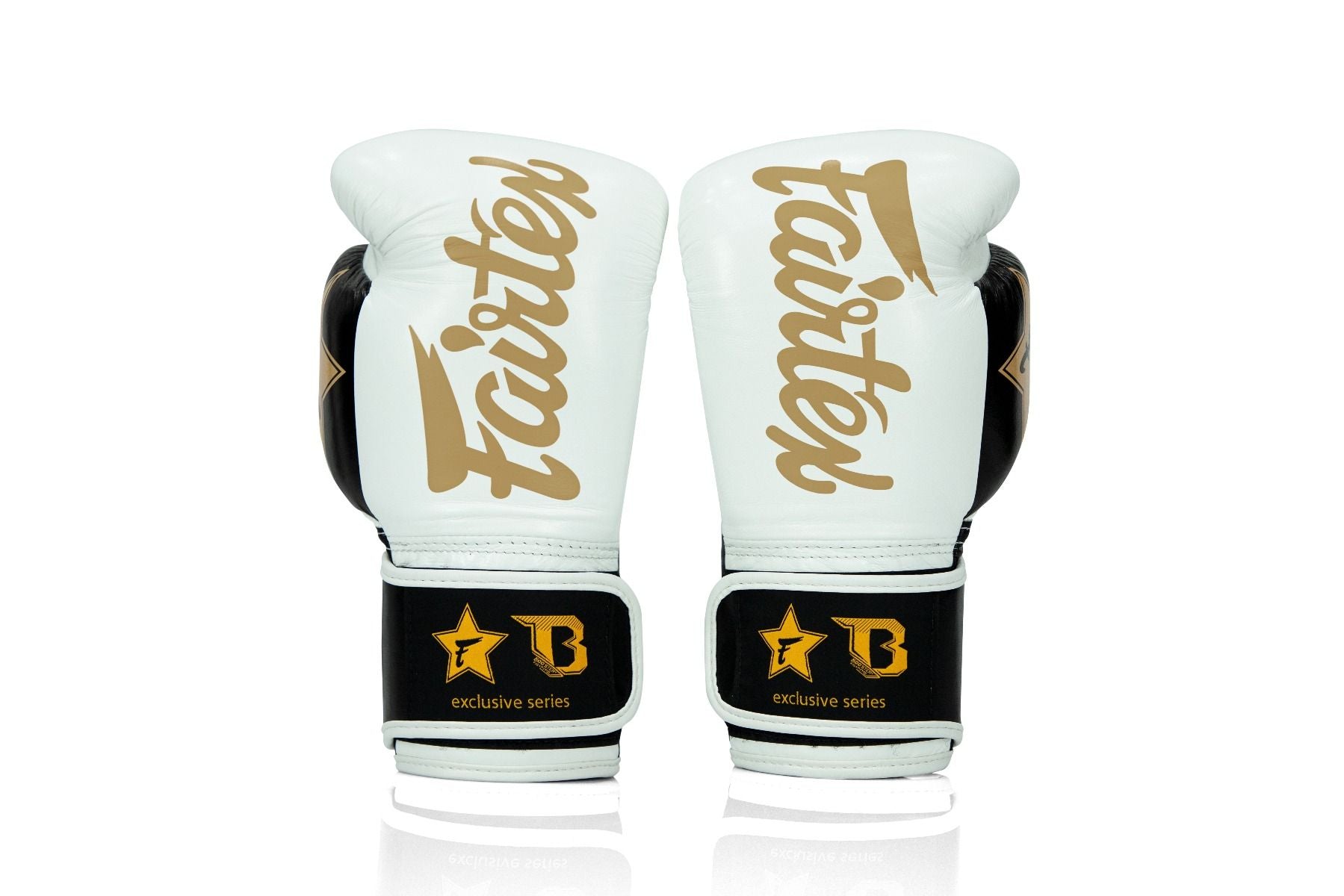 FAIRTEX/BOOSTER FXB-BG V2 WHITE/GOLD